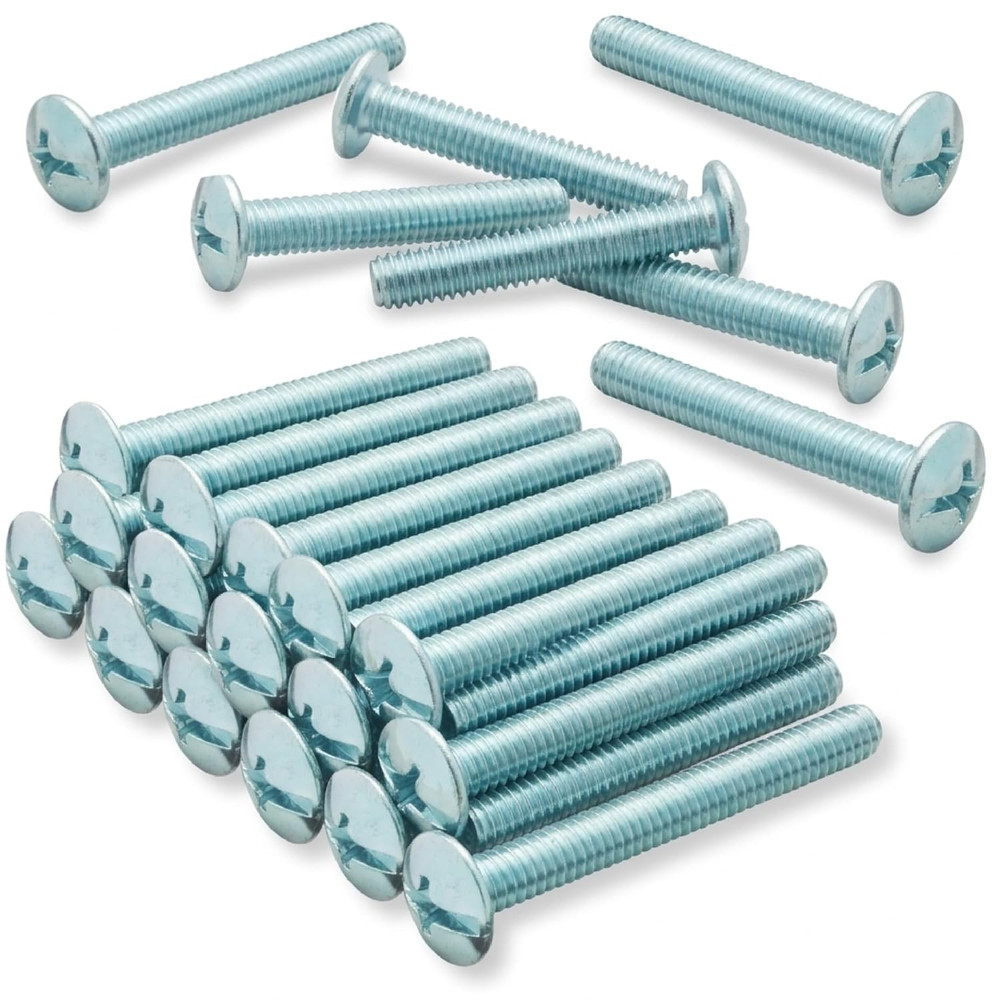 Cabinet Knob & Pull Machine Screws 25-Pk (8-32 X 3/4″) or Choose Your Length; Fa