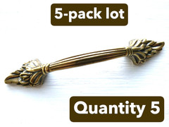 5-pack Amerock Natural Elegance Burnished Brass 3″ CTC Cabinet Pull BP1334-O77