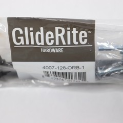 (1-Pk) GlideRite Hardware Solid Euro Bar Pull Oil Rubbed Bronze 5″CC