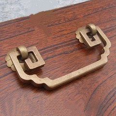 Antique Copper Handle Furniture Brass Handle Retro Drawer Wardrobe Handle pull