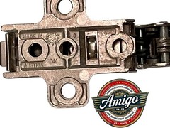 GRASS 1006-30 CABINET HINGE 110° open w/ Clip-On Plate 044, RARE! Austria