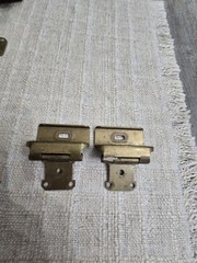 2 Vintage Amerock Overlay Self-Closing Cabinet Hinges 7541
