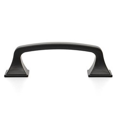 Solid 3 Inch Big Square Foot Cabinet Pulls Matte Black Arch Pull Kitchen Cabi…