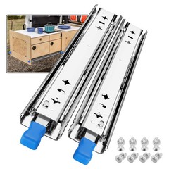 SHUHANG 1 Pair 250 lb Load Capacity Heavy Duty Locking Drawer Slides 12 14 16 18