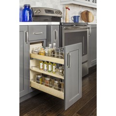 8″ “No Wiggle” Soft-close Under Drawer Base Pullout