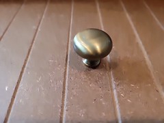 3/4″ Diameter Knob Antique Brass by Colonial Bronze kitchen bath cabinets drawer