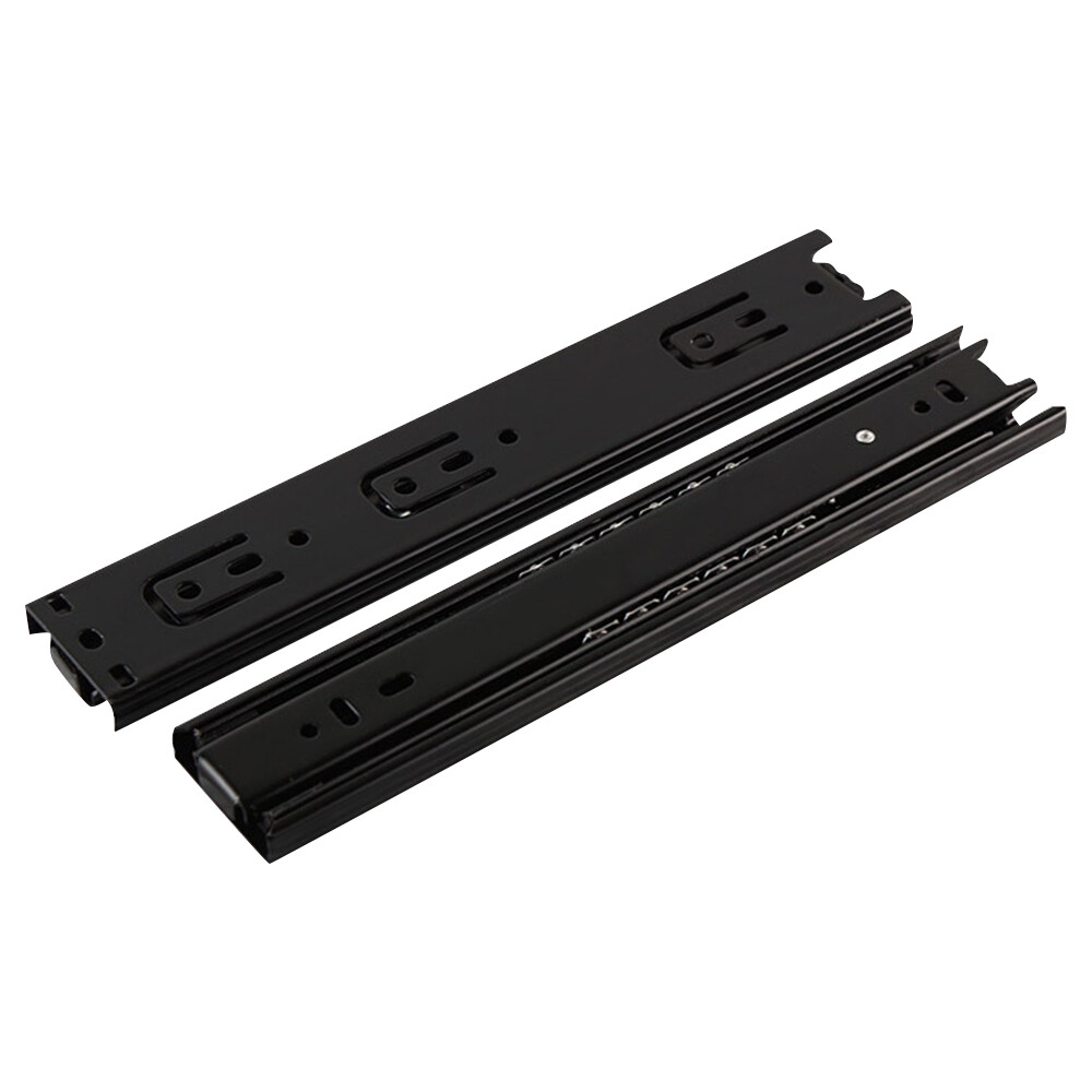 1-10Pair Full Extension Drawer Slides Rails 10″-28″100LB Side Mount Ball Bearing