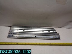 QTY=4 (2 PAIRS ): Soft Close Drawer Slides, 20″ L x 1-3/4″ W x 1/2″ Thickness
