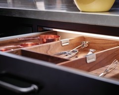 Hafele 556.88.200 Cutlery Insert, Fineline Move, 300 x 424 x 49 mm Birch