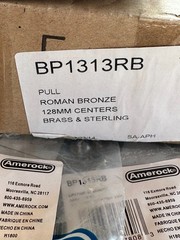 2-pack Amerock Sterling Traditions Roman Bronze 5″ Ctr Cabinet Pull BP1313RB