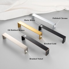 BEROSSA 6PK 8-4/5″ Brushed Nickel Cabinet Pulls Handles 224mm Hardware