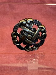 Liberty Single Cabinet Drawer Pull Weave Pattern Antique Brass Finish P77200 (2