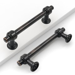 10 PCS 3.75″ 96mm Oil Rubbed Bronze Cabinet Pulls Kitchen Handles CK0081