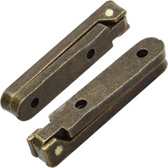 12 Pcs Bronze Hinges, 90 Degree Jewelry Box Hinge Wood Box Mini Hinge Gift Bo…