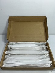 New 10 Pack Polished Nickel 8” Cabinet Pulls, No Hardware Included