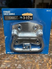 Everbilt 3-1/2 in. Center-to-Center Zinc-Plated Storage Chest Handle 15135
