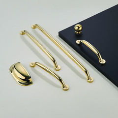 Polished Gold Cabinet Handles – 10 Pack 5″/128mm Drawer Pulls for Kitchen & Bedr