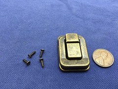 1 Piece vintage style small box hardware lock latch box latches box catches B13