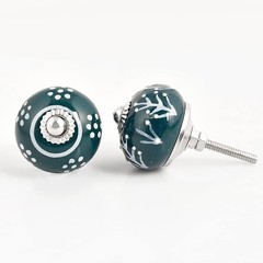 Wholesale Lot 30 PC Indian Ceramic Door Knobs Cabinet Door Pulls Handle