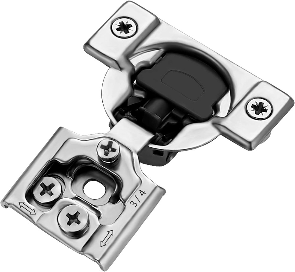 50 Pack 25 Pairs 3/4 inch Overlay Soft Close Hinges for Kitchen Cabinet Hinges S