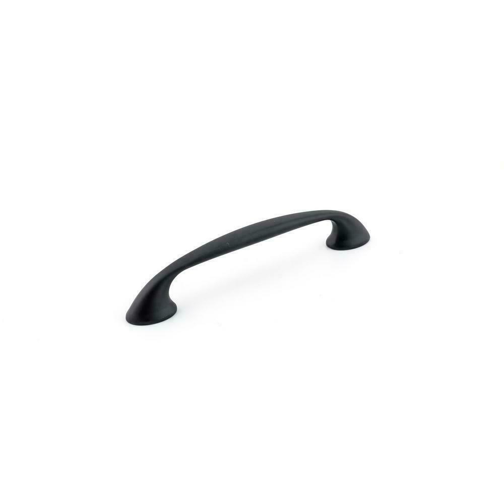 Richelieu Hardware 5-1/32 in. (128 mm) Center-to-Center Matte Black Cabinet Pull