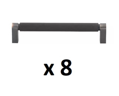*8* GlideRite 6-1/4 in. CC Oil Rubbed Bronze Solid Knurled Cabinet Bar Pull