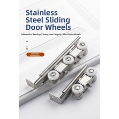 Stainless Steel Sliding Door Hardware Roller with Nylon Silent Movement