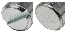 12 PCS Cross Dowels Barrel Nuts 1/420 20x10mm Zinc Plated CNC Hardware