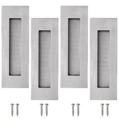 Recessed Pocket Door Pull Hardware Flush Door Handles Sliding Closet Door Pull 6