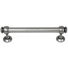 MNG Hardware 85364 Balance Cabinet Hardware Pull 8 Inch Distressed Pewter