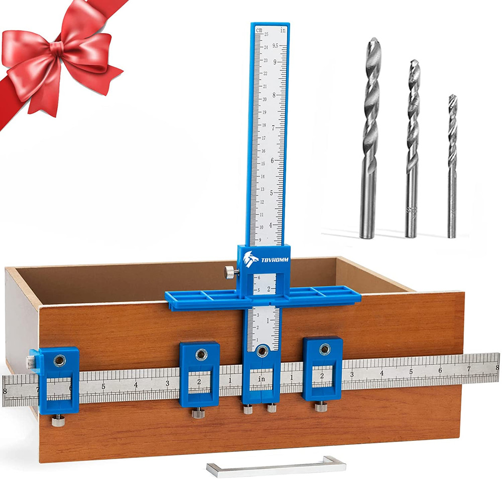 Cabinet Hardware Jig Tool for Handle Knob Pull Installation of Door and Drawer
