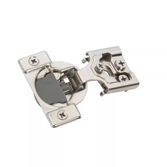 2-Pack Nickel 1/2 Inch 13Mm Overlay Face Frame Soft Close Concealed Cabinet Hing
