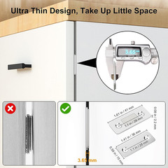 Cabinet Magnetic Catch 4 Pack Ultra Thin Cabinet Door Magnetic Catch for Drawer