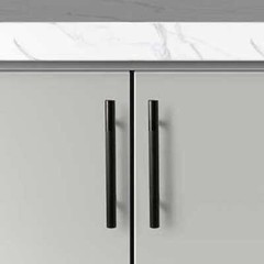 Sapphire Modern Cabinet Handle Lot of 10 Black Bar Pull SP-1009KN-96-BK