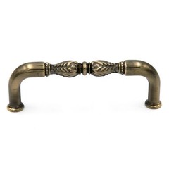 Sherwood Antique Brass Solid Brass 3″cc Handle Pulls F137 Keeler Savannah