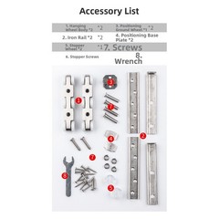 Stainless Steel Sliding Door Hardware Roller with Nylon Silent Movement