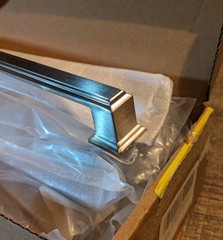 10 Pack 7.5 Inch Hole Centers Solid Cabinet Handles Brushed Nickel Drawer Pulls