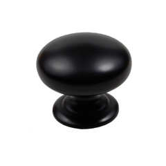 Round Cabinet Knob Black Traditional Kitchen Bath Drawer Pull Hardware Globe