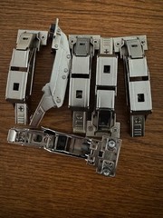 Lot of (6) Blum 70T450 110° CLIP top BLUMOTION Full Overlay Hinge Thin EXPANDO