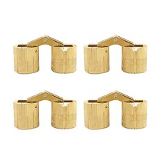 4Pcs 12mm Copper Hidden Barrel Hinge Invisible Hinges For Concealed Worktop ff