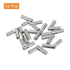 uxcell 12Pcs Invisible Brass Barrel Hinge, 30x5mm Concealed Hinges,
