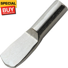 50 Pack Tiny Size Heavy Duty 1/8″ (3mm) Shelf Pin Spoon Shaped Cabinet Support