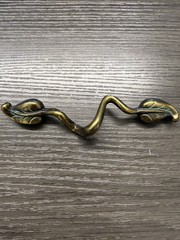 Belwith Hickory Leaf Touch Of Spring Brass Drawer Cabinet Handle Pull P7302VA 77