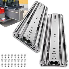 500Lbs Heavy Duty Drawer Slides 1 Pair 16 18 20 22 26 30 40 Inch Full Extensi…