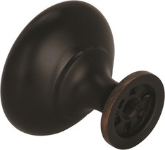 Amerock | Cabinet Knob | Oil Rubbed Bronze | 1-1/4 inch (32 mm) Diameter | Ed…
