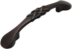 10 Pack 7063ORB Oil Rubbed Bronze Braided Cabinet Hardware Handle Pulls -3′ 76mm