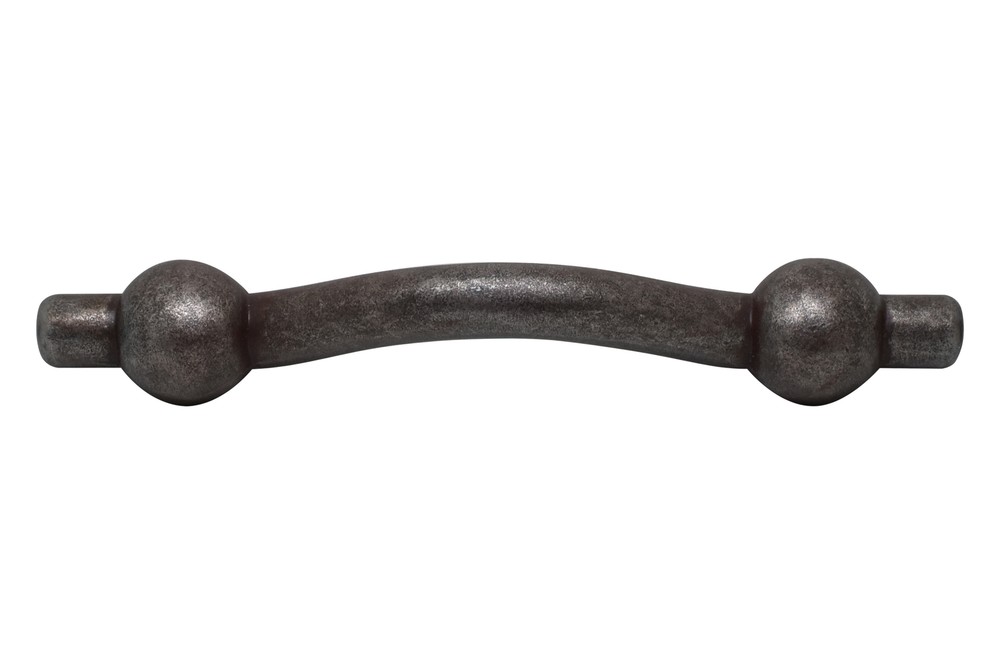 Silverline P2001 Pewter Garden Handle Barbell Rustic CC: 4-1/4″ Cabinet Hardware