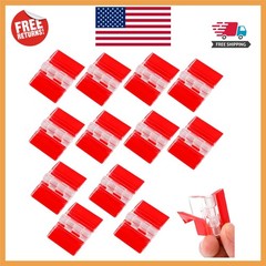 Mini Clear Plastic Hinges – 12 Pcs Self-Adhesive 35×25 mm for Smooth Function