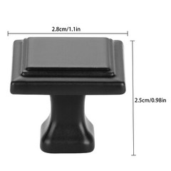 Black Cabinet Handle Kitchen Drawer Knob Dresser Door Hardware Pull Hardware LOT