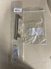 Emtek 86455US14, 6″ Freestone Pull, Bright Nickel (some WEAR/TEAR)